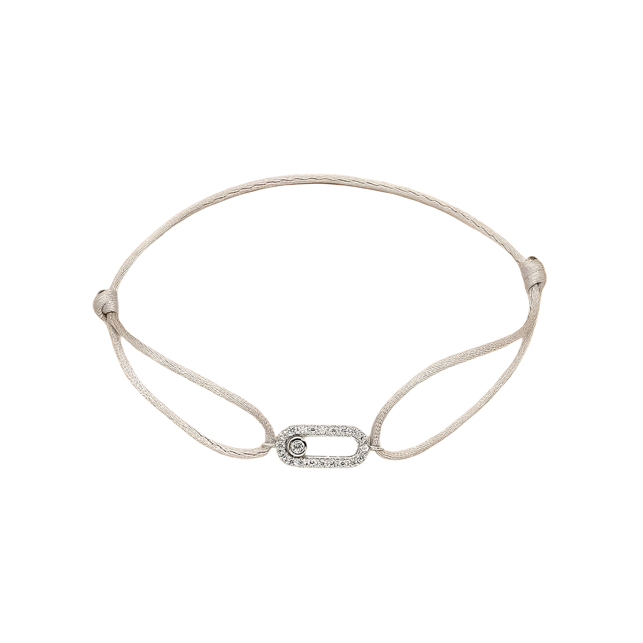 ÉCLAT CORDON SILVER BRACELET