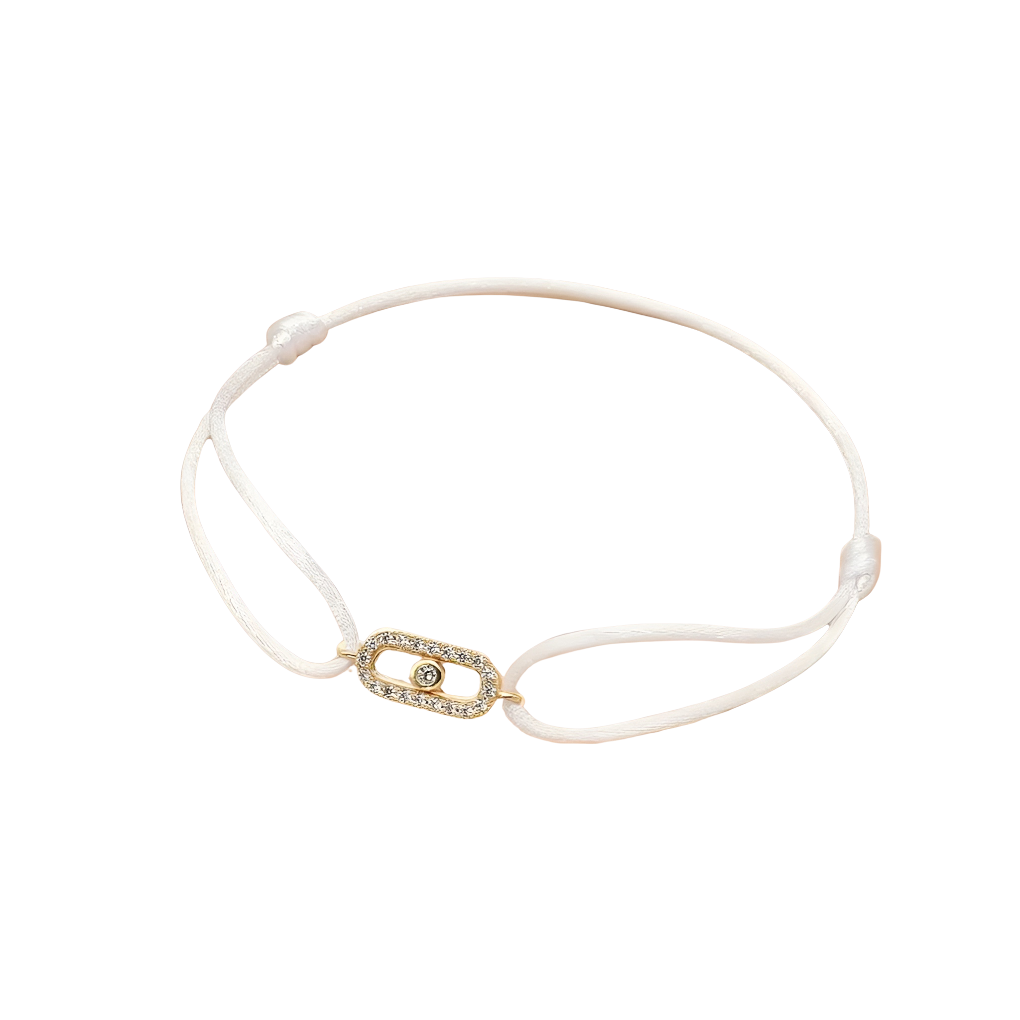 ÉCLAT CORDON SILVER BRACELET