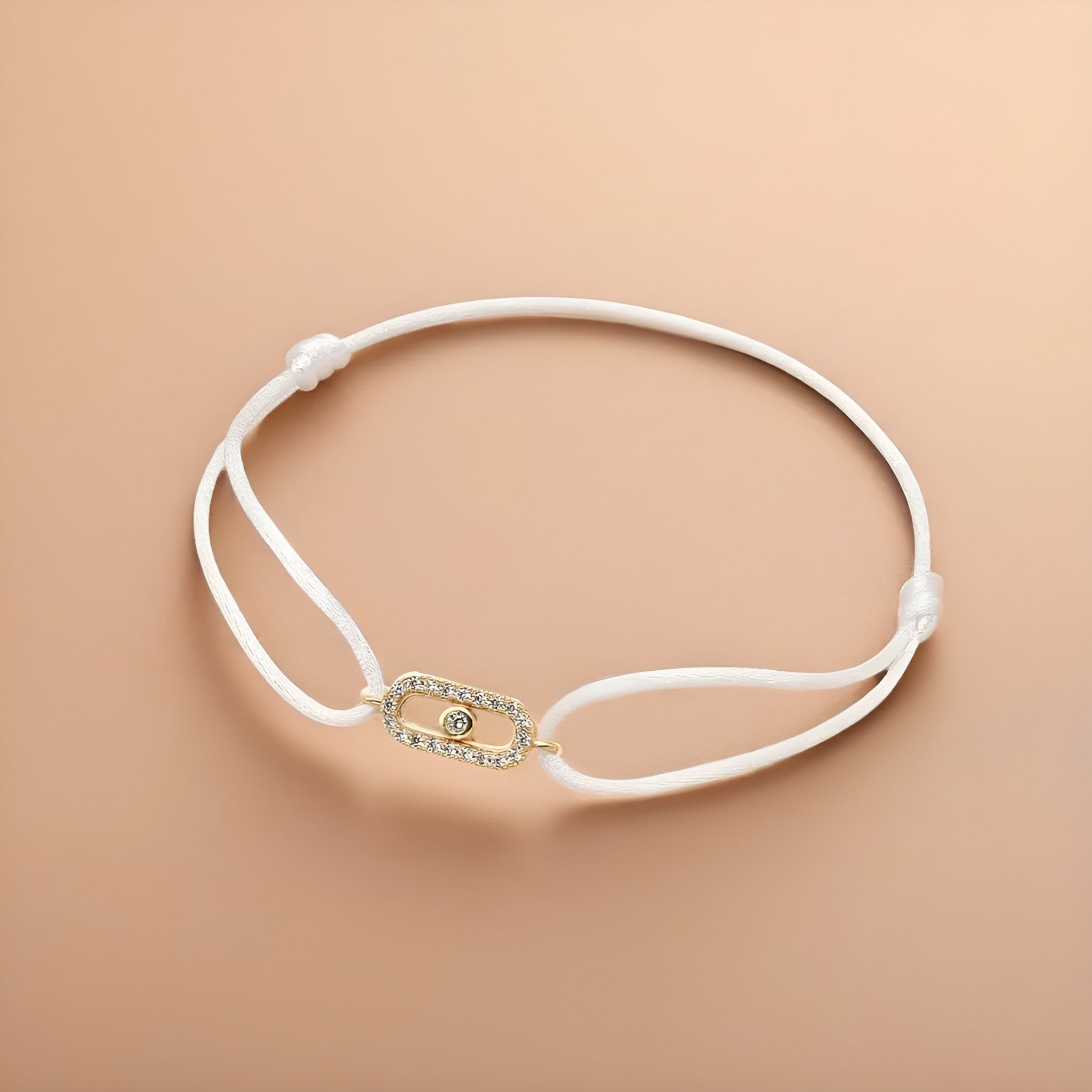 ÉCLAT ARGENT CORDON BRACELET