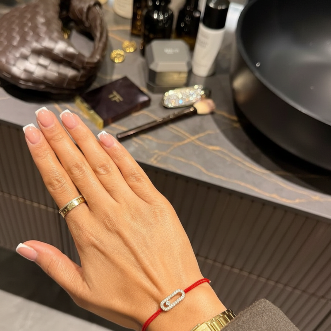 ÉCLAT ARGENT CORDON BRACELET