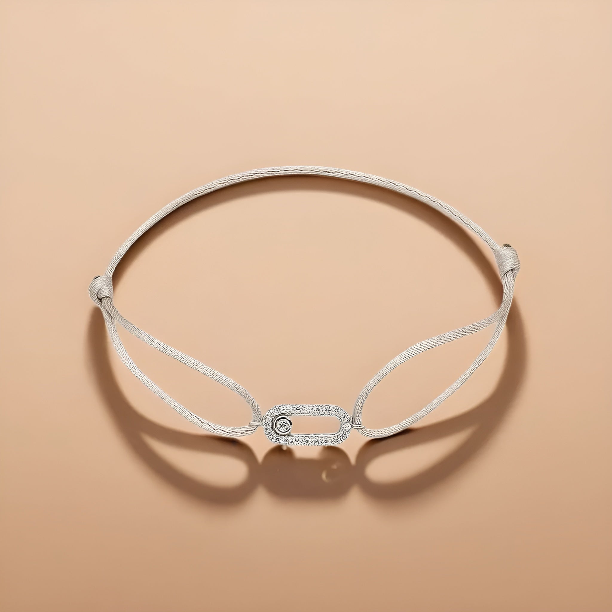 ÉCLAT ARGENT CORDON BRACELET